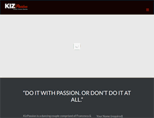 Tablet Screenshot of kizpassion.com
